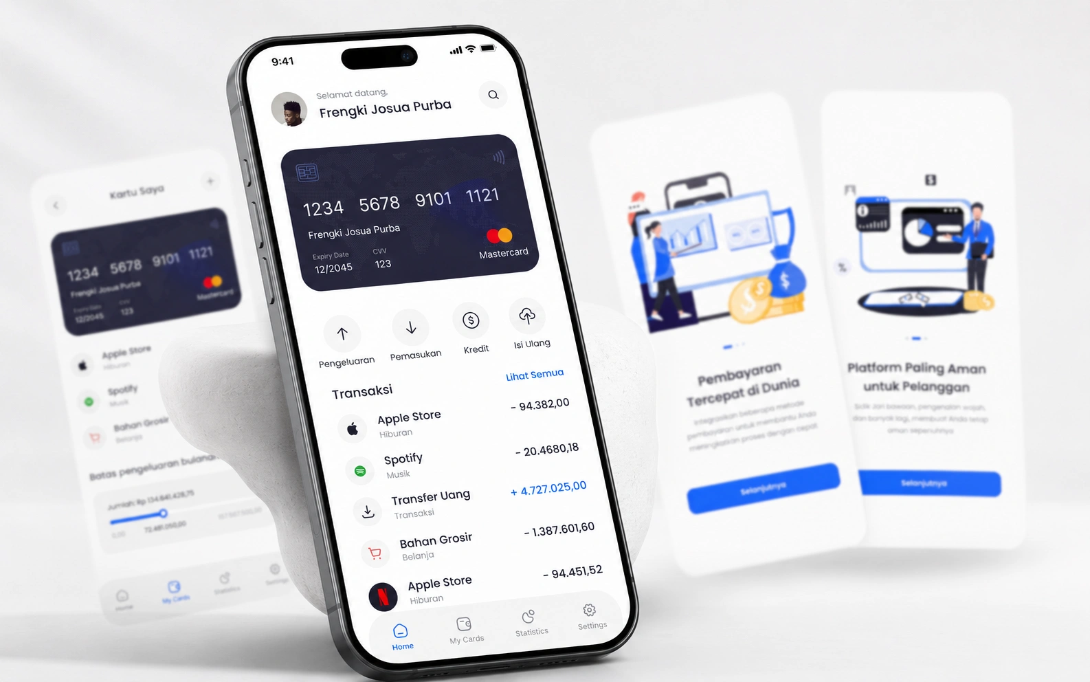 UBank Digital Banking mockup 3